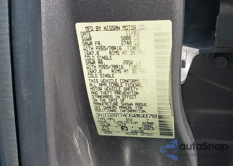 2004 Nissan Xterra Xe из США, поврежденный, VIN 5N1ED28T74C606870